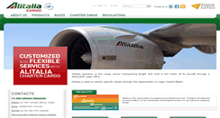 Desktop Screenshot of alitaliacargo.com